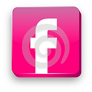 Facebook 3D logo like buttons icon.