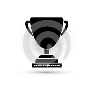 Winner trophy cup icon.