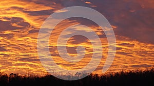 Dreamtime orange Sunset