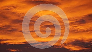 Dreamtime orange Sunset