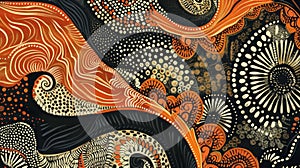 Dreamtime Patterns: An Ethereal Display photo
