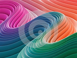 Dreamwave Flow Wonder and Joy Gradient Abstract Texture