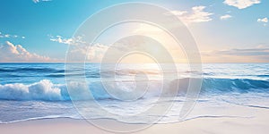 Dreamy Abstract Summer Background with Soft Pastels Wallpaper Background for Seasonal Branding Abstract Promotion or Artistic photo