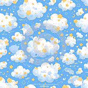 Dreamy Clouds and Stars - Perfect for Creative Projects!