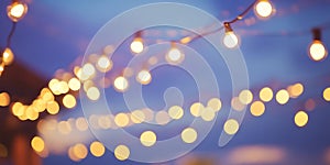Dreamy PastelHued Blur of Wedding Strings for Romantic Celebration Vibes photo