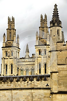 Dreamy Spires of All Souls College and Codrington Library