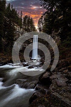 Dreamy Sunset over Brandywine Falls