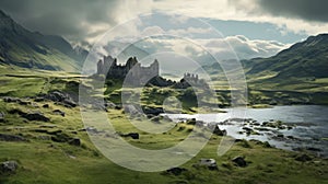 Dreamy Wyndfaan Castle: A Photorealistic Highland Adventure In 8k