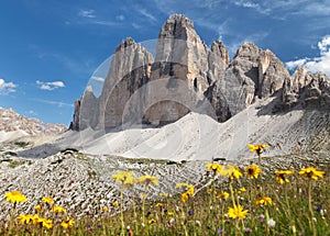 Drei Zinnen or Tre Cime di Lavaredo, Italian Alps