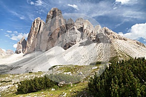 Drei Zinnen or Tre Cime di Lavaredo, Italien Alps