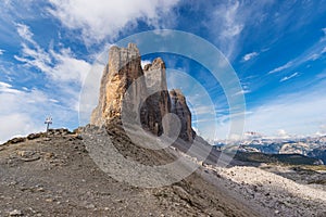 Drei Zinnen or Tre Cime di Lavaredo - Sesto Dolomites Italian Alps