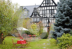 Dreigiebelhaus, Krï¿½v, Rheinland Pfalz, Germany