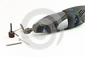 Dremel drill with tools