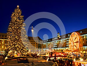 Dresden christmas market photo