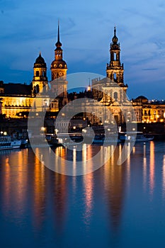 Dresden at dusk