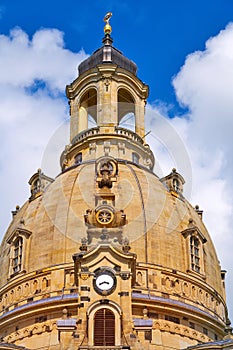 Dresden Frauenkirche church in Saxony Germany