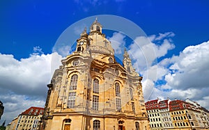 Dresden Frauenkirche church in Saxony Germany