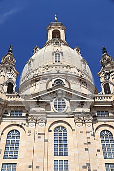 Dresden Frauenkirche - landmark of Dresden, Germany