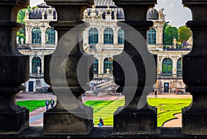 Dresden, Germany- baroque pavilions- palace Zwinger