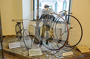 DRESDEN, GERMANY - MAI 2015: penny-farthing Dresdner 1888, Eurek