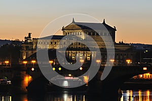 Dresden at night