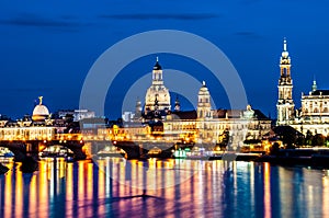 Dresden at night