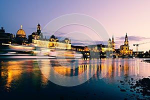 Dresden at night, Germany