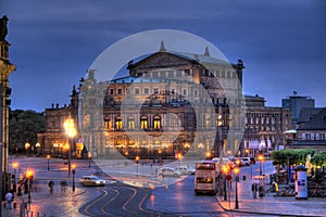 Dresden Opera House in HDR