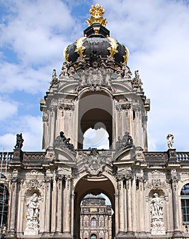 Zwinger crown is a palace in the German city of Dresden