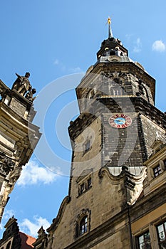Dresden TriangulationssÃÂ¤ule Schlossturm photo