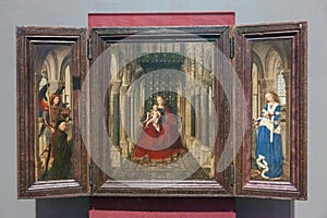 Dresden triptych by Jan Van Eyck