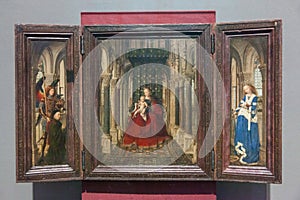 Dresden triptych by Jan Van Eyck photo