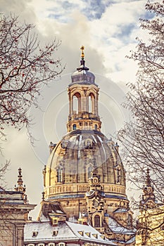 Dresden in winter