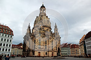 The Dresdner Frauenkirche (Church of Our Lady) photo