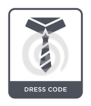 dress code icon in trendy design style. dress code icon isolated on white background. dress code vector icon simple and modern photo