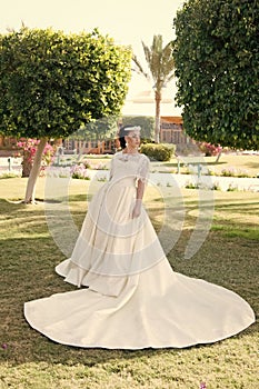 Dress of her dream. Advice and tips from wedding abroad experts. Things consider wedding abroad. Bride adorable white
