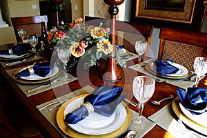 Dressed Dining Room Table