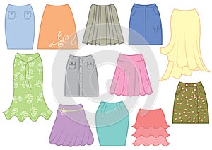 Dresses and skirts photo