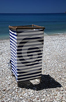 Dressing cabin at beach