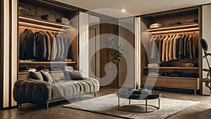 dressing room indoor interior decoration comfort home apartment