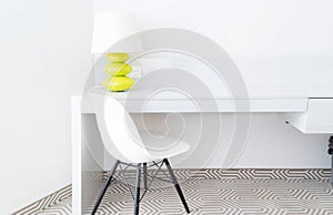 Dressing table with chair