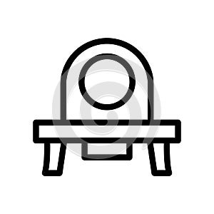 dressing table icon illustration vector graphic