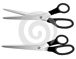 Dressmaker Shears, Open-closed positions photo