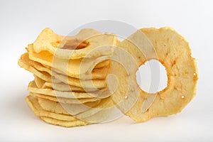 Dried apple chips