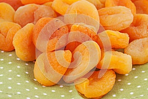 Dried Apricots in close-up