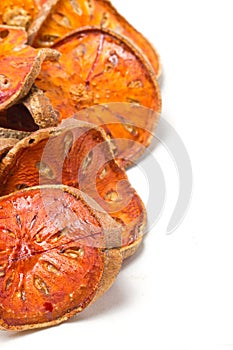 Dried Bael fruit.