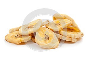 Dried banana slices