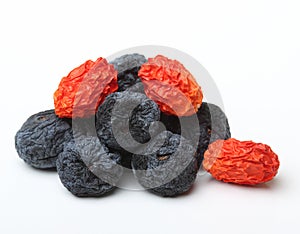 Dried berries isolated