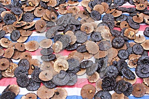Dried big black Shiitake mushrooms, traditional medicine China