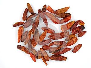 Dried birdseye chilis